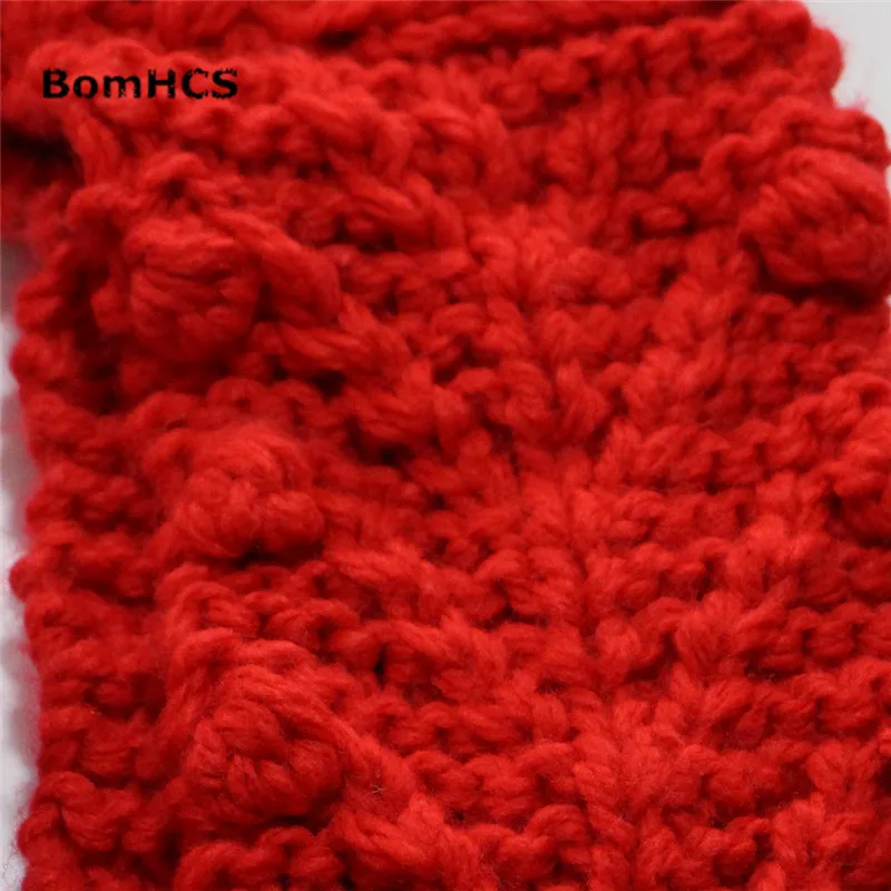 BomHCS Милая зимняя теплая большая вязаная шапочка шейный платок ручной работы вязаная шапка с шарфом(без перчаток