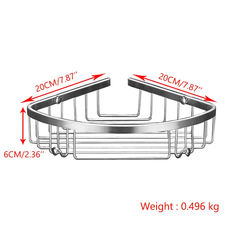 SRJ угловая полка в ванную 304 Нержавеющая сталь Душ шампунь мыло косметические полки Аксессуары для ванной комнаты держатель для хранения