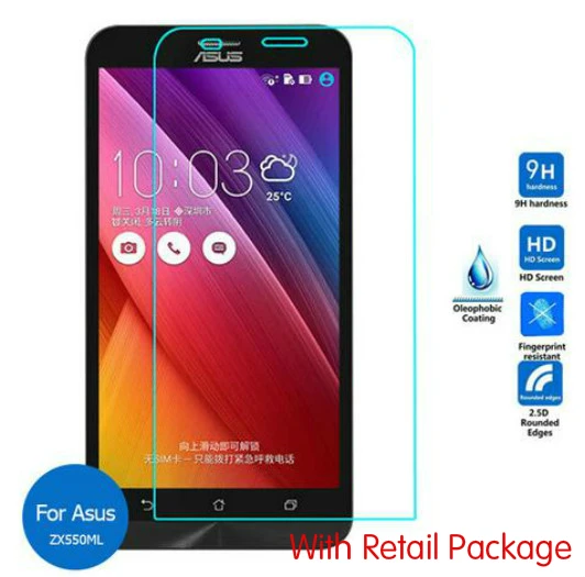 Закаленное стекло 9H для Asus ZenFone Zoom оригинальная Взрывозащищенная защитная пленка