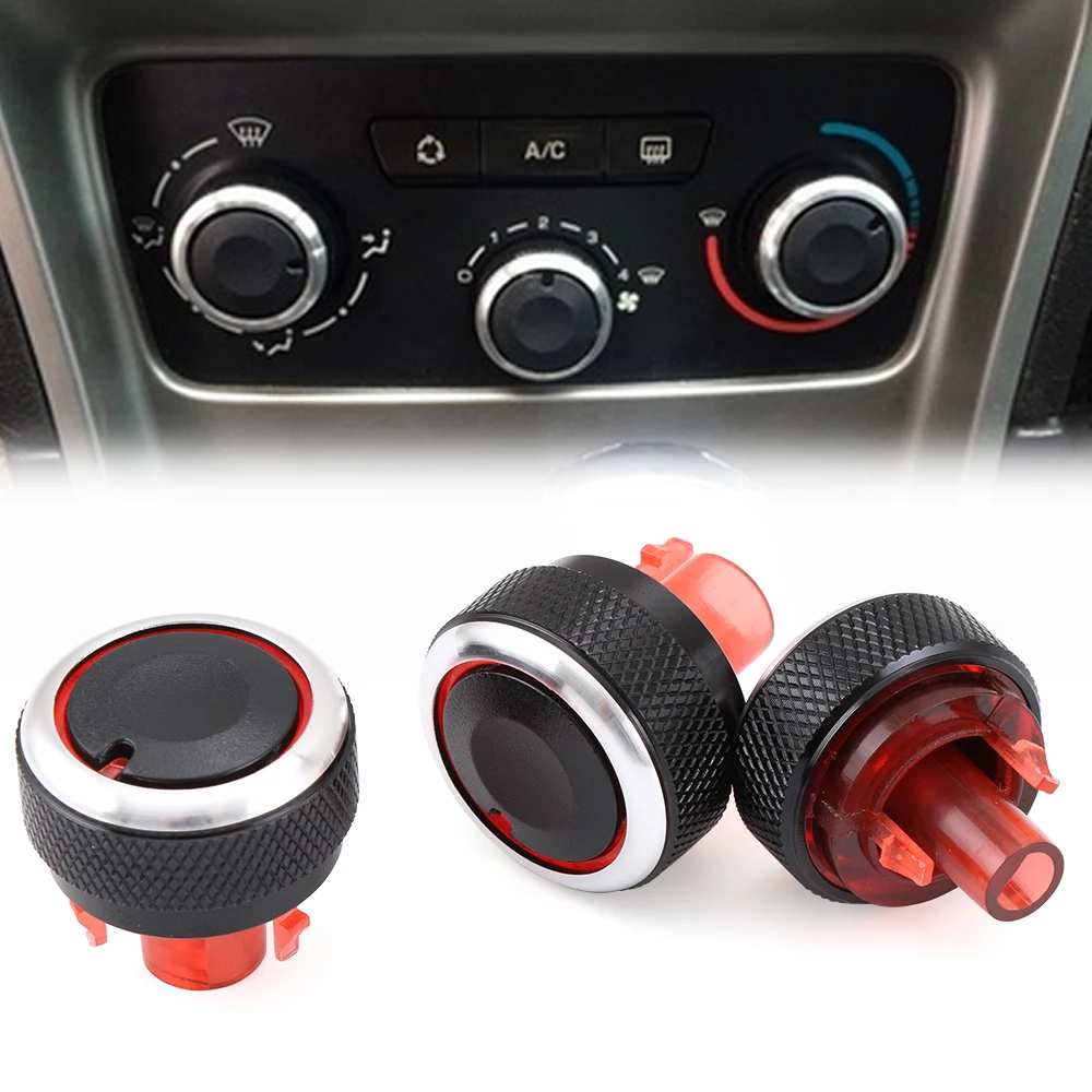 Car AC panel knob for Peugeot 307 For Citroen Triumph AC Heat control