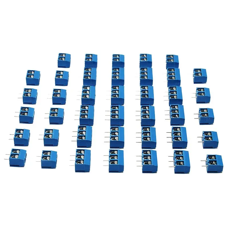 2 pin и 3 Pin Клеммная колодка Разъем 5 мм шаг для (упаковка из 40 шт.) EK8365