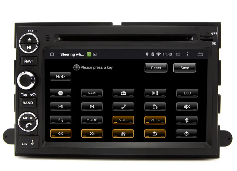 Top Android 7.1 Car DVD Player GPS Navigation for Ford Fusion Explorer F150 Edge Expedition Mustang with Radio BT USB WIFI 2G RAM 5