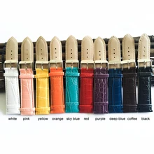 22 мм браслет для часов pu кожаный ремешок для часов 22 мм horlogeband популярные женские браслеты и Ремешки для наручных часов correa reloj 22 мм cuero X008