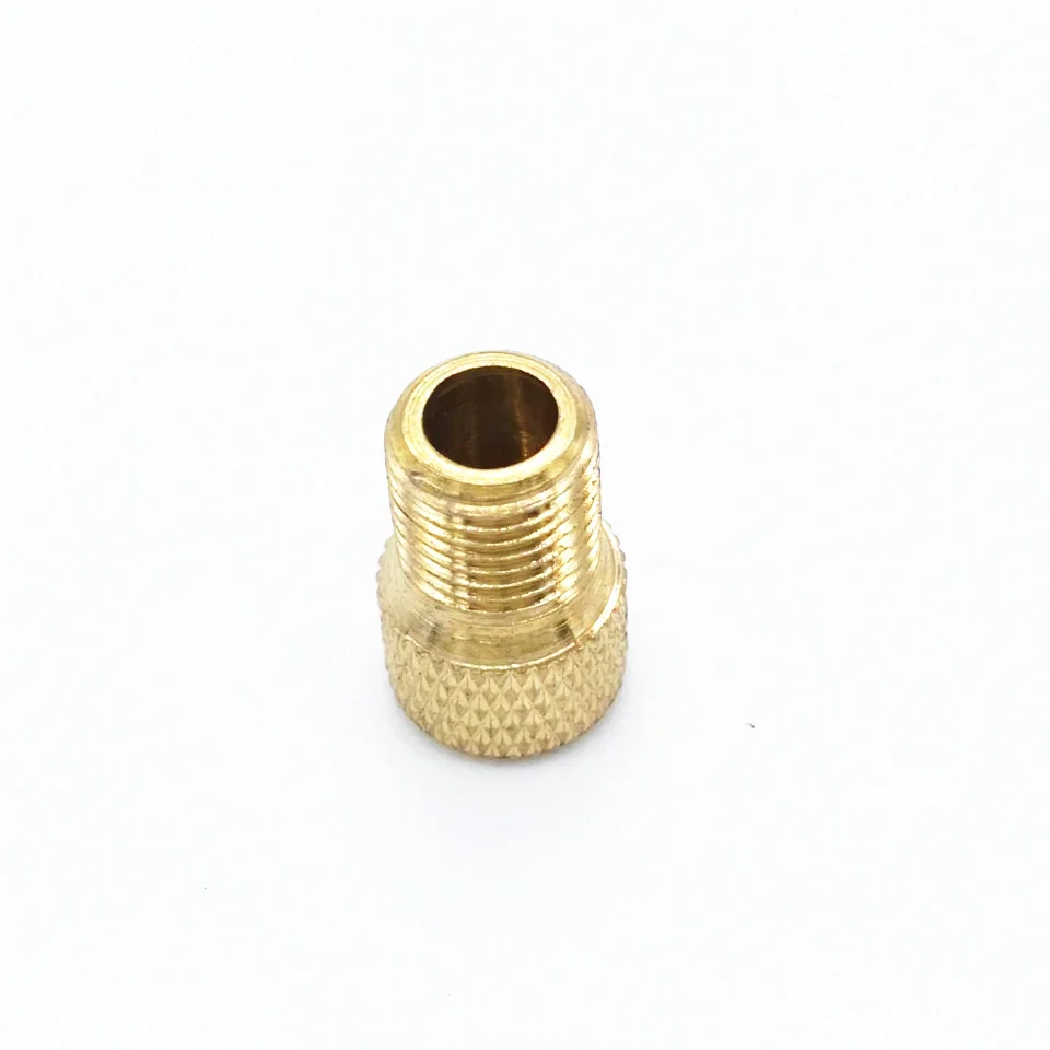 Sale Copper road bike bicycle valve adapters wind fire wheels adapters gas nozzle air valve Conversion head Converter TL0203 7