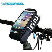 ROSWHEEL MTB Road Bicycle Bike Bag Touchscreen Cycling Top Front Tube Frame Saddle Bag For 4.8/5.7 inch Phone Case Hot Sale