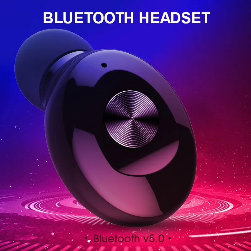 XG-U12, одиночные Bluetooth наушники, мини беспроводные наушники V5.0, стерео, 4 часа работы, гарнитура с микрофоном для телефона