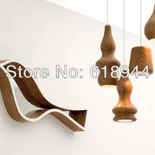 Лидер продаж Творческий инновационные современные деревянные подвесные светильники, ламповый светильник для дома современные E27 гнездо AC110V-240V