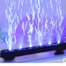 Подсветка для рыб светодиодное водонепроницаемое освещение красочное освещение с пузырьками аквариумная лампа для дайвинга с воздушным насосом