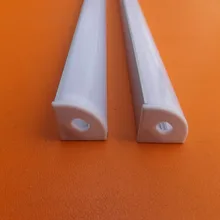 2 м/шт. 40 м/лот Светодиодная лента алюминиевый профиль с молочной или прозрачной крышкой и пластиковыми концевыми колпачками и зажимами для светодиодное барное освещение корпуса