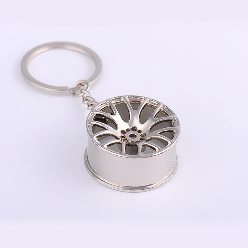 Buy Fashion key rings stainless steel Car wheel rim