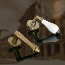 vintage unfold install wooden door handles bronze white ceramic stealth door handle Aisle door, facade single door handle