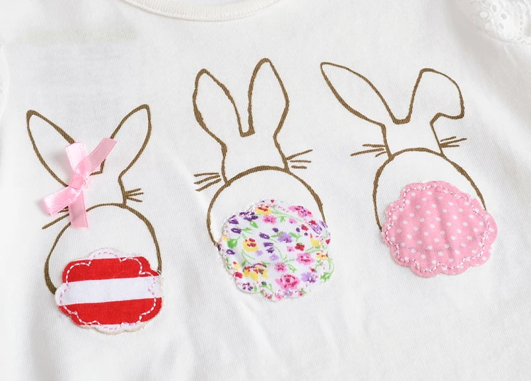Vidmid для девочек Одежда для детей, брендовая футболка детская одежда с изображением животных, летние топы для девочек, хлопковая футболка, детские футболки с коротким рукавом с кроликом футболки для девочек