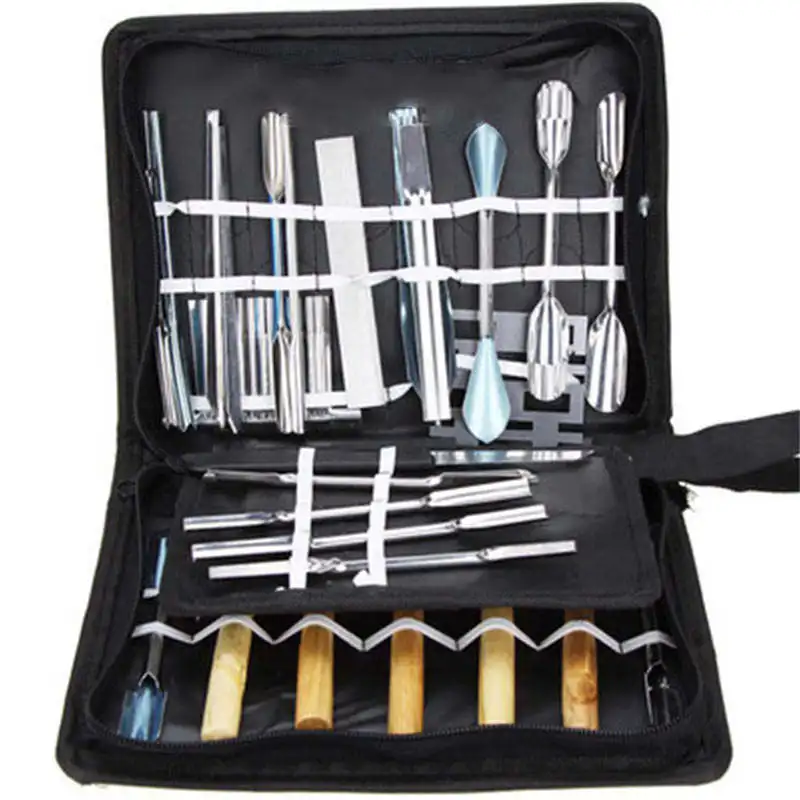 

46pcs/set Kitchen Carving Tool Vegetable Fruit kit Engraving Practical Chef knives Cooking Graver Utensil for Food Decoration
