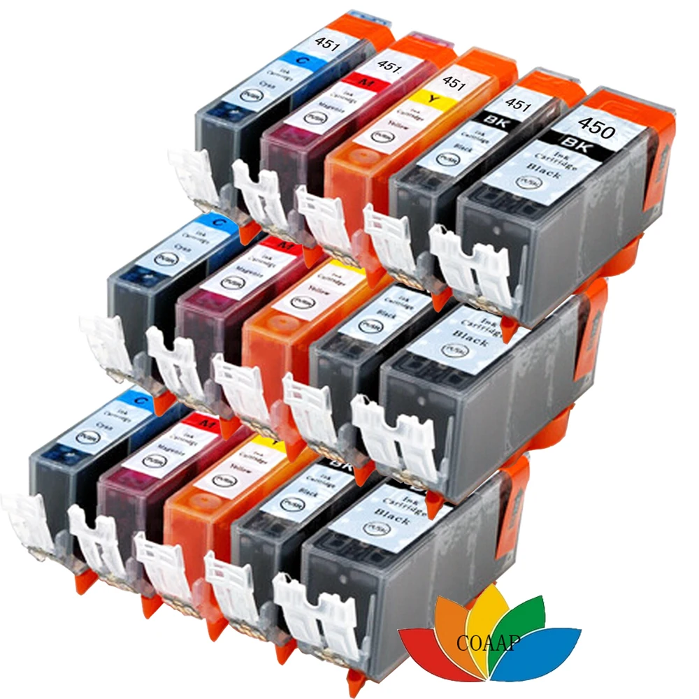 

15 ink cartridge compatible CLI-451 PGI-450 canon Pixma MG7140 MG5540 MG5640 MG6320 MG5420 MG5422 MG5440 MG6340 MG6440 MG6420