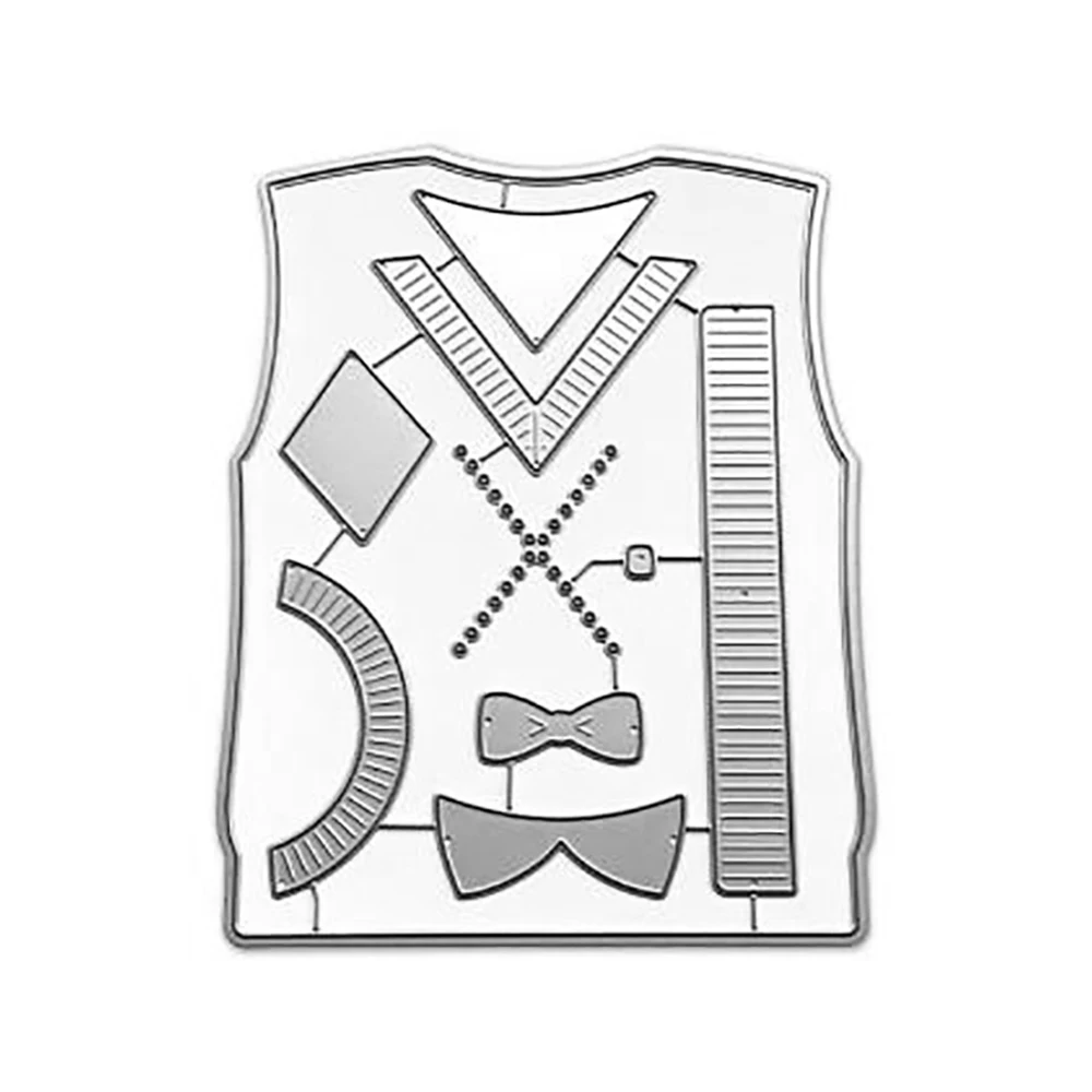 

68x84mm Jacket 1Set Heart Frame Metal Steel Cutting Dies Stencil DIY Scrapbooking Paper Card Embossing Die Template