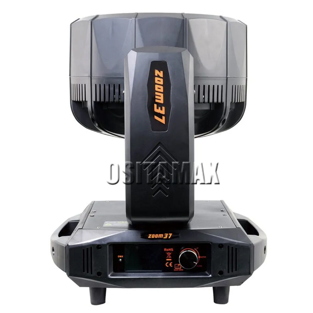Новый 37x15 Вт Zoom Beam Wash Moving Head светильник 4в1 RGBW Quad цвет высокая яркость литья под