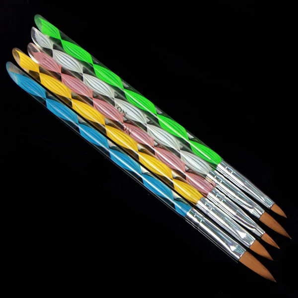 

Professional Ladies Acrylic Nail Art UV Gel Carving Pen Brush in Nailbrush Drawing Brush Comedone Liquid No. 2/4/6/8/10 Newest