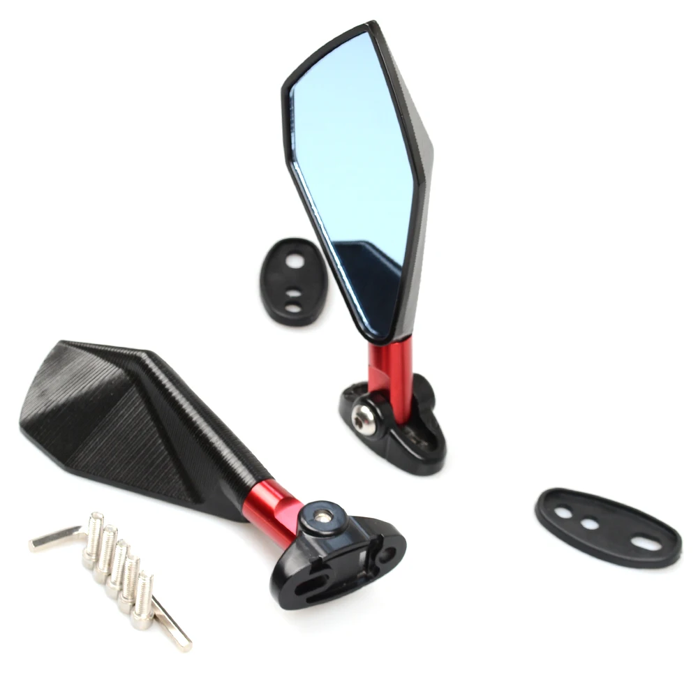 For Honda yamaha Suzuki Kawasaki ducati 1 Pair of Motorcycle Mirrors Motorcycle Scooter Side Rearview Mirror