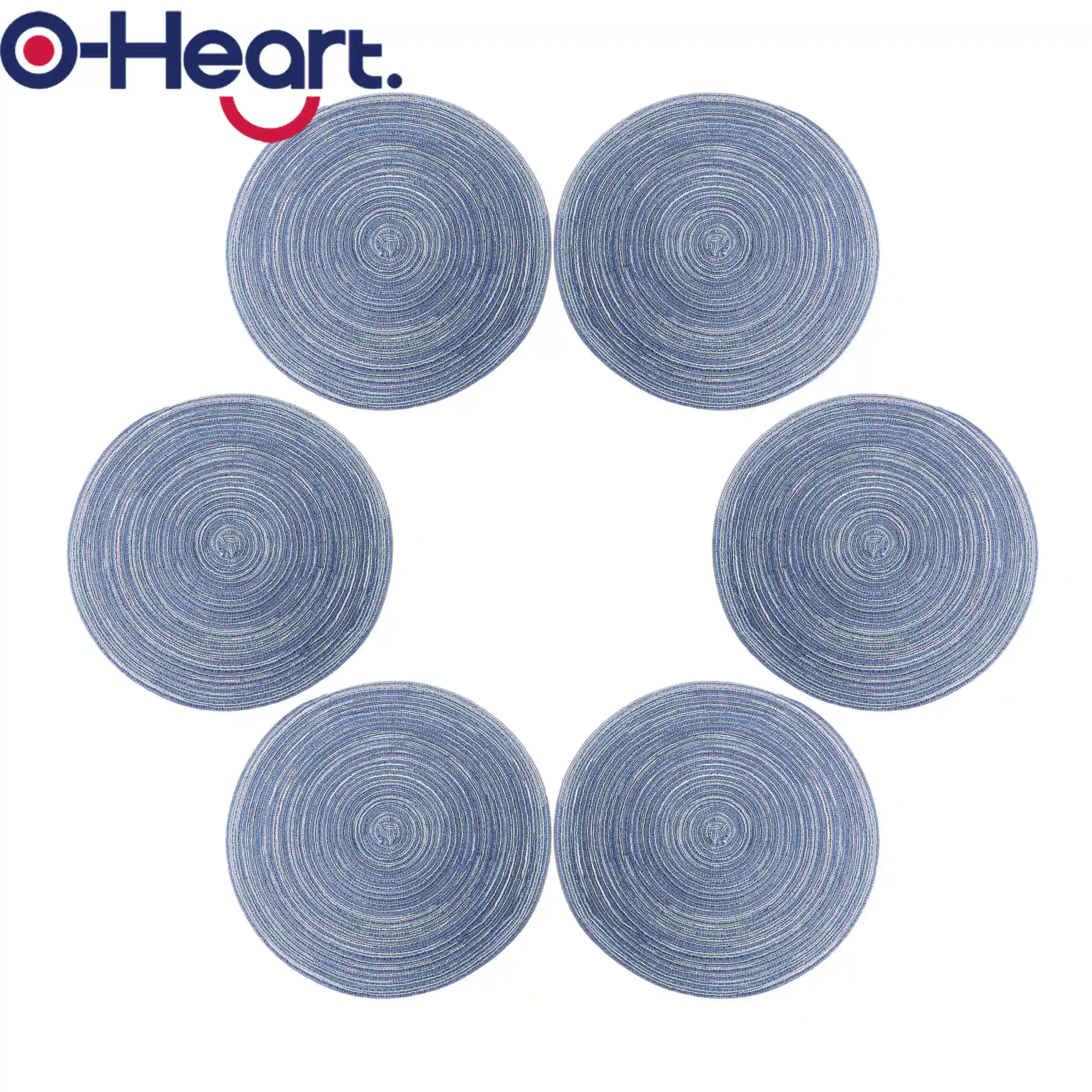 

Round Weave Table Placemats Heat Resistant Home Mat Pad Non Slip Table Mat Kitchen Accessories Decoration Home Pad Coaster