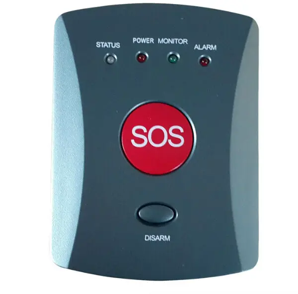 Gsm пожилых мобильного SOS вызова при аварийной сигнализации Системы+ 4 шт. как кулон и браслет паника SOS Пуговицы аварийного оповещения комплекты