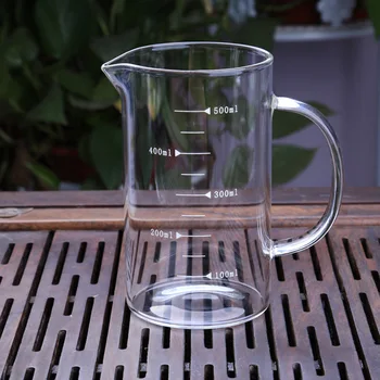 

500ml Measuring Cup Fair Teacup Serving teacup Water Home Drinkware Office home bar gift Milk juice wine coffee Restaurant