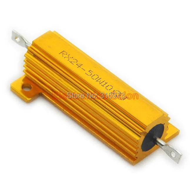 (20 шт./лот) 10 Ом 50 Вт проволочный Алюминиевый резистор Вт.|10 ohm 50w|10 ohmaluminum housed resistor |