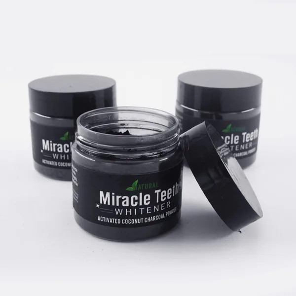 20g Miracle Teeth Natural Carbon Teeth Cleaning Powder Whitening Tooth