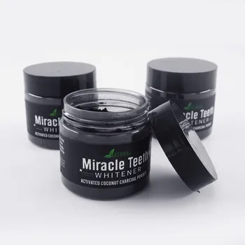 

20g Miracle Teeth Natural Carbon Teeth Cleaning Powder Whitening Tooth Powder Bamboo Charcoal Dentifrice