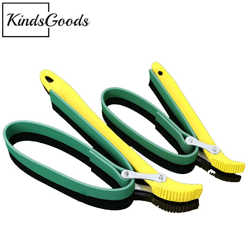 

9 Inch 12 Inch Adjustable Metric Belt Oil Fuel Filter Wrench Dual Driver Removal Tool Remover With Non-slip Rubber Strap