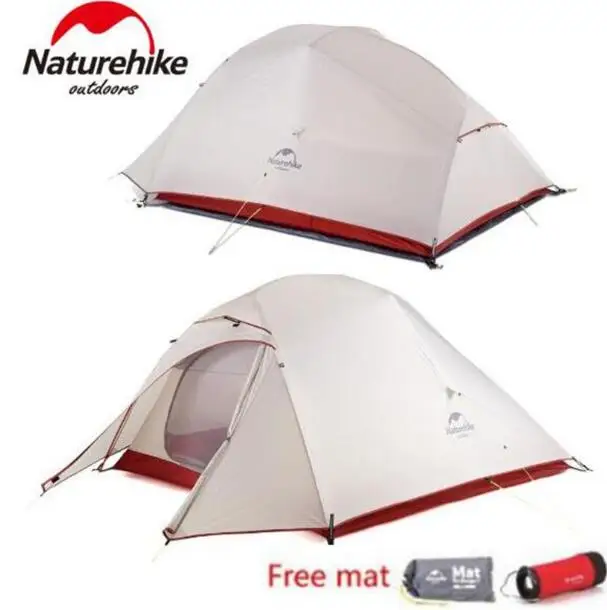 

Naturehike Updated Cloud Up 1 2 3 Person 20D Fabric Ultralight Outdoor Camping Tent Outdoor Winter Camp With Free Mat