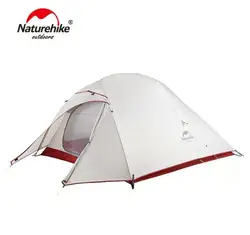 Naturehike обновленная версия Cloud Up 3 Ultralight Кемпинг десять Outdor 3-4 человек большой палатки для семейного отдыха на природе с ковриком