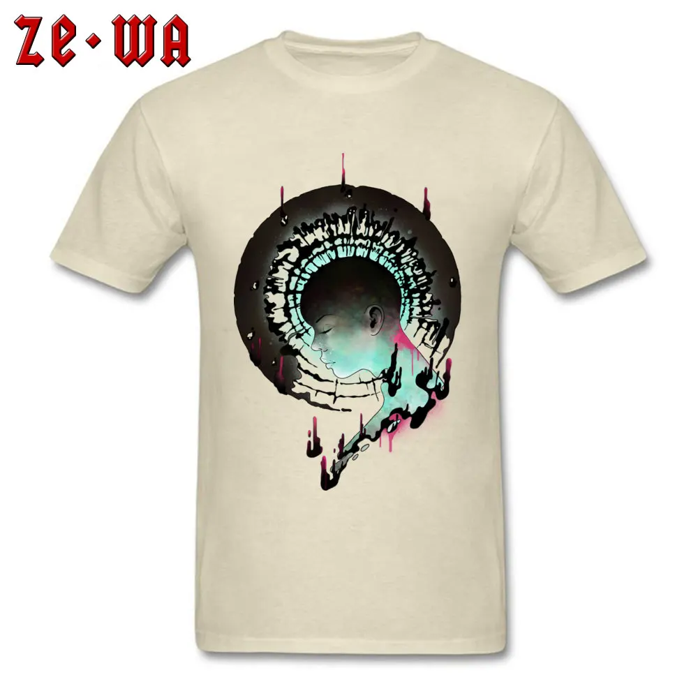 Elemental 100% Cotton T Shirt for Men Short Sleeve Funny Tees Oversized Fall Round Neck T Shirts Design Wholesale Elemental beige