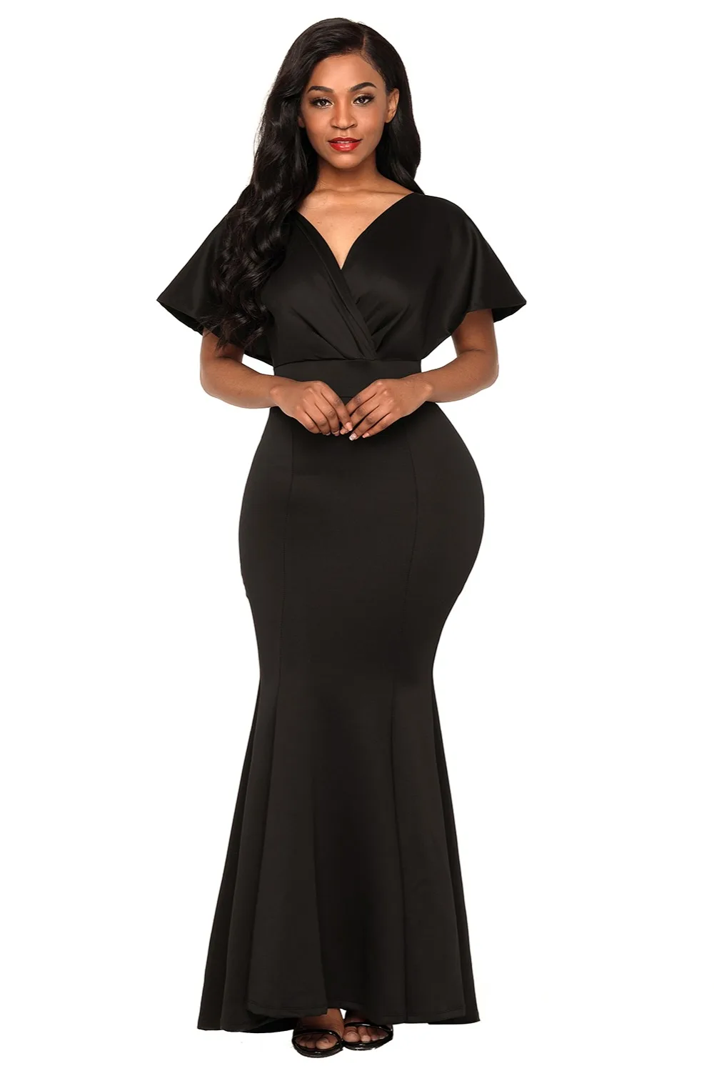 Black-Off-The-Shoulder-Mermaid-Maxi-Dress-LC61944-2-5