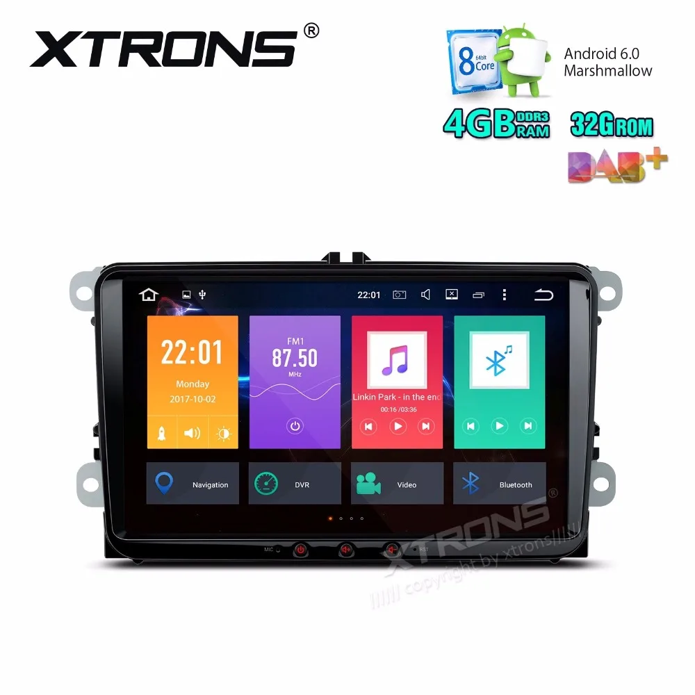 Специальное автомобильное мультимедийное радио 9 &quotOcta Core Android 6 0 OS с GPS для Volkswagen