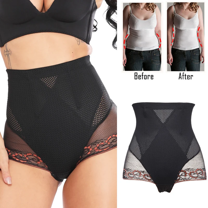 Women Abdomen Hips Butt Lifter Shapewear Lingerie Underwear High Waist