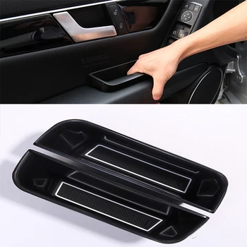 

Door Storage Box Handle Box Glove Armrest Box With Mat For Mercedes Benz ML GL GLS GLE Rating W166 C292 2012-2016 Car Auto