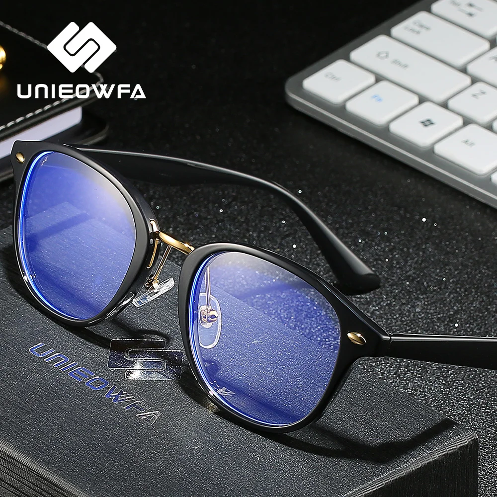 

Retro Round Computer Glasses for Women Men Anti Blue Light Blocking Protection Eye Glasses Radiation Gaming Blue Ray Eyeglasses