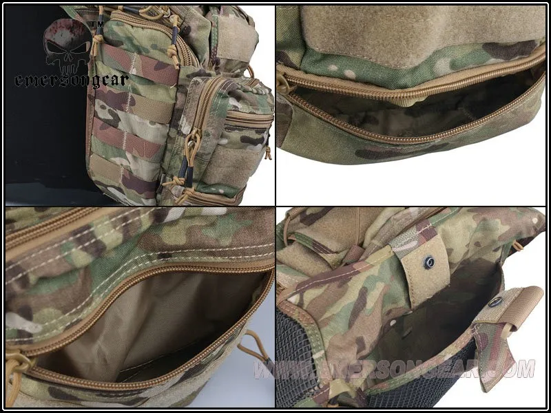 Emersongear колосс Versipack тактический слинг пакет военные Водонепроницаемый охоты EM8342 черный Мультикам mc