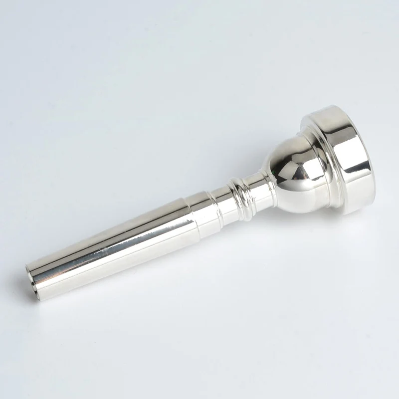 HOT Trumpet Mouthpiece Music Instrument Silver Plated Gift Durable For 7C Size Musicians HV99