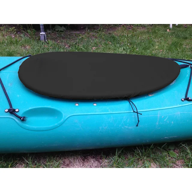Copertura Completa Per Kayak LDIW – Tessuto Oxford 420D, Impermeabile UV, Con Custodia, Grigio, 18FT (5.5x1m) - 2