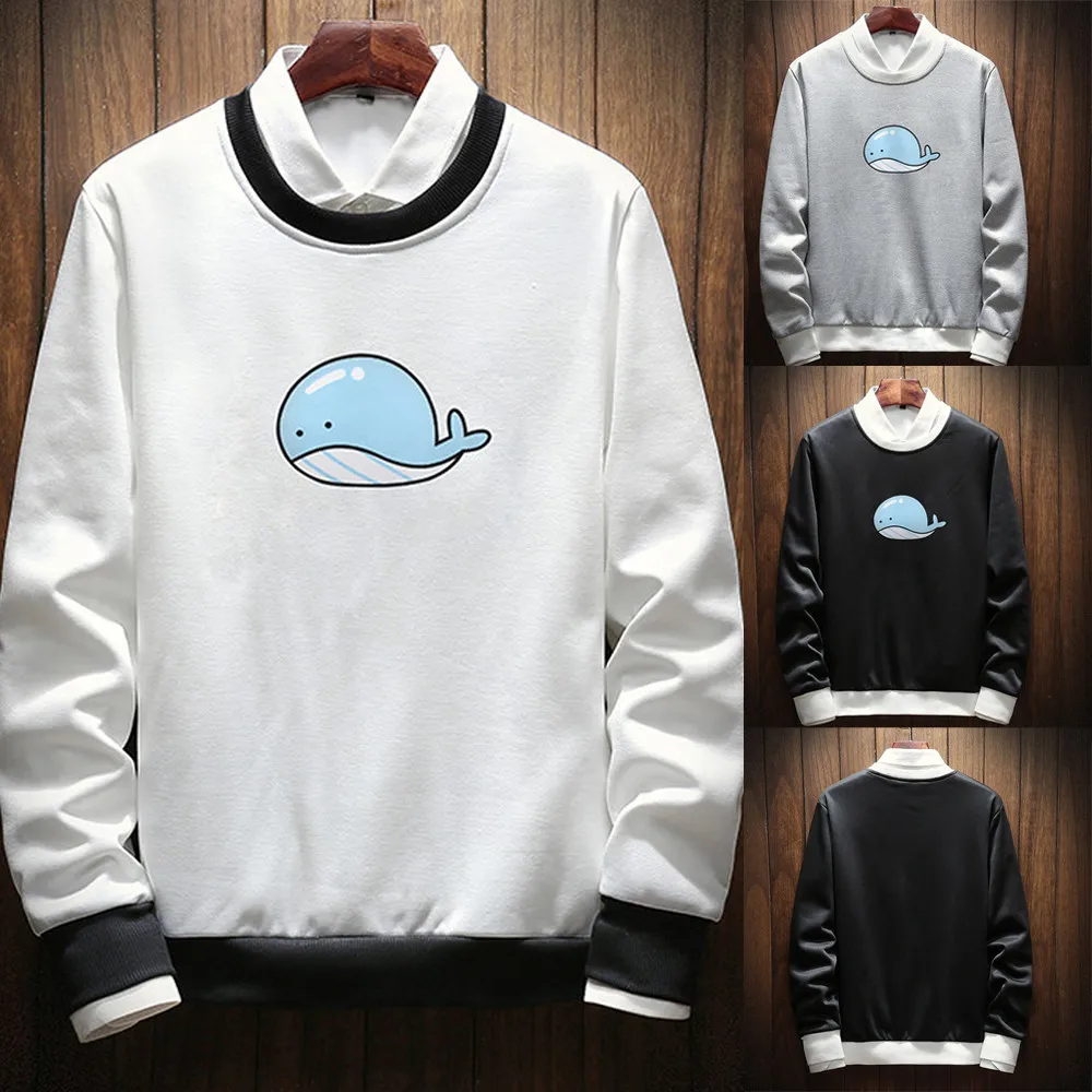 Hoodie Men New Long-sleeved Round-necked Guard Fashion Men Clothes 2019 Mens Hoodies And Sweatshirts Pullover Moletom Masculino