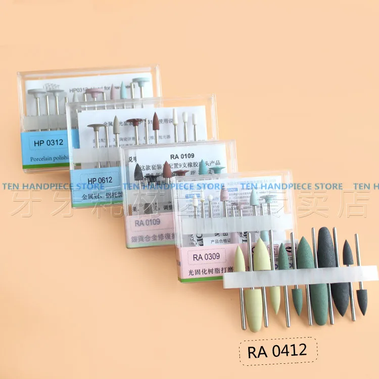 

2018 new Underpinning shaping metal porcelain dental crown steel prop Easy Fix photo-curable resin grinding low polishing kit