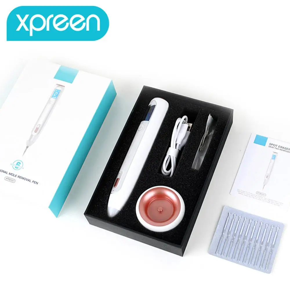 

XPREEN Professional Mole Tattoo Remover Pen Spot Eraser Face Skin Care Tool Mole Remover LCD Laser Plasma Pen Beauty Device