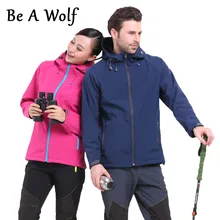 Be A Wolf походные флисовые куртки для мужчин и женщин, Весенняя уличная одежда для рыбалки, кемпинга, лыжная ветровка, Водонепроницаемая спортивная куртка 1002