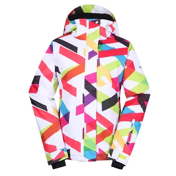 

GSOU SNOW Outdoor Women's Ski Suit Single Double Board Ski Clothing Winter Anti Static Warm Waterproof Breathable Ski Jacket