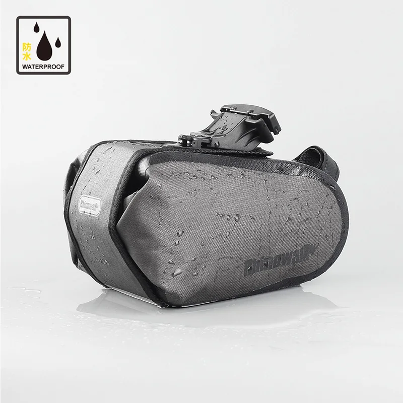 RHIONWALK Full Waterproof Bike font b Saddle b font font b Bags b font Quick Release