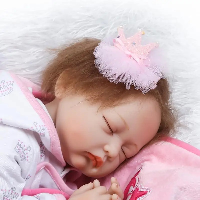 NPK 2" Кукла-младенец, мягкая ткань для тела, силиконовый винил, восхитительная Реалистичная кукла для малышей, Bonecas, для девочек, для детей, куклы-реборн