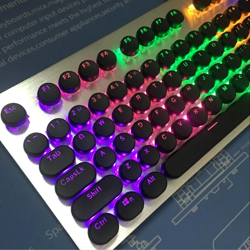 

typewriter keycaps ABS two-color 104key Standard Just a keycap, not a keyboard