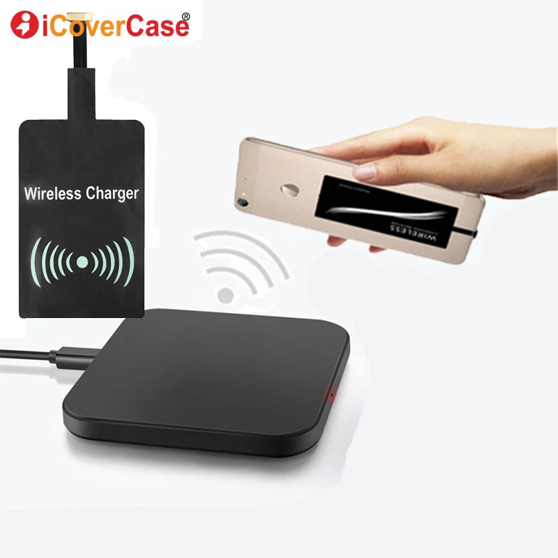 Cargador inalámbrico Qi para Apple 6 5 S 5c se 6 S 7 Plus banco de energía inalámbrico receptor y funda Hoesje|Cargadores de móvil| - AliExpress