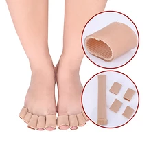 15 см Ткань+ гелевая трубка Подушка мозоли и мозоли защита пальцев ног вальгусная деформация ортопедическая защита от буйона для ухода за ногами